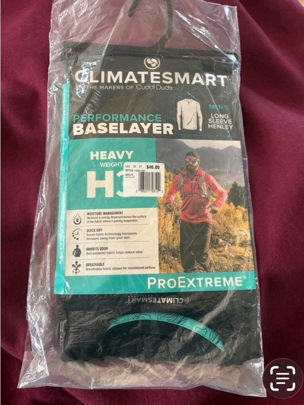 ClimateSmart Performance Baselayer Heavy H3 - Black Size Small